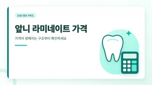 앞니 라미네이트 가격